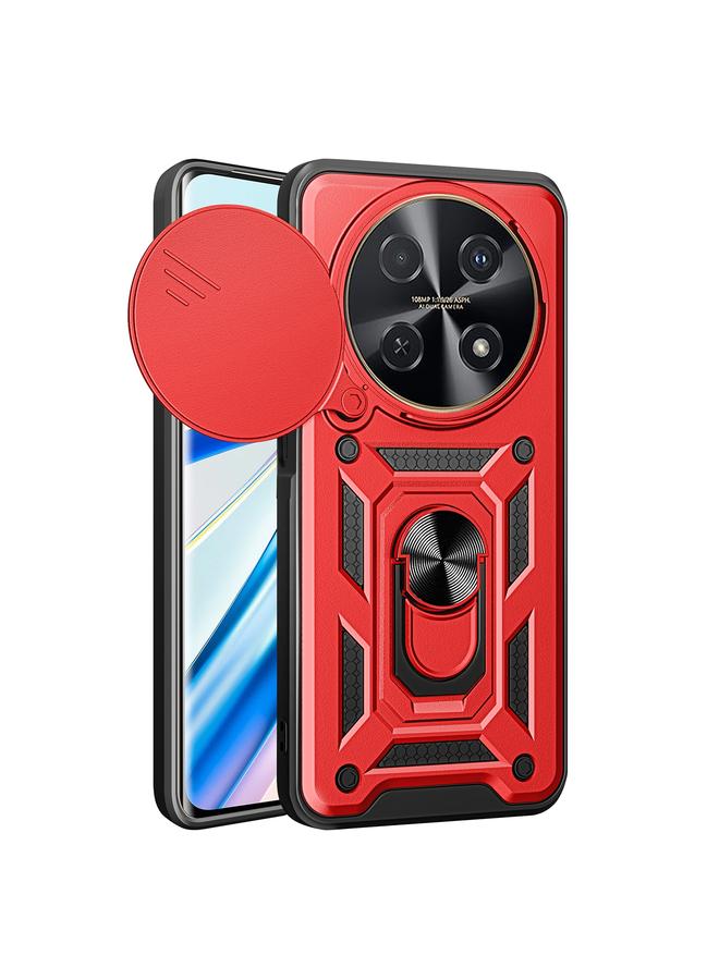 اس-توب جراب لهاتف Huawei nova 12i 4G Global بتصميم غطاء كاميرا منزلقة من مادة TPU+PC - Image 1