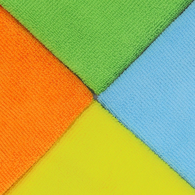 Simple Houseware منشفة تنظيف ميكروفايبر بسيطة، 4 ألوان - 150 عبوة - Image 3