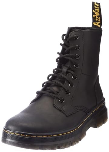 Dr Martens Dr. Martens Unisex Combs Leather Fashion Boot, Black Wyoming, 4 US Men - Image 4