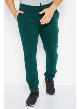 Levi's Men Straight Fit Brand Logo Sweatpants, Green  - Image 1