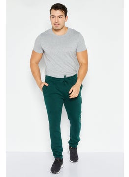 Levi's Men Straight Fit Brand Logo Sweatpants, Green  - Image 4