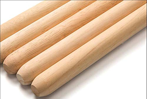 SmellS Wooden Rolling Pin, French Dumpling Rolling Pin for Baking Pizza Dough Roller 30 x 3.5cm - Image 3