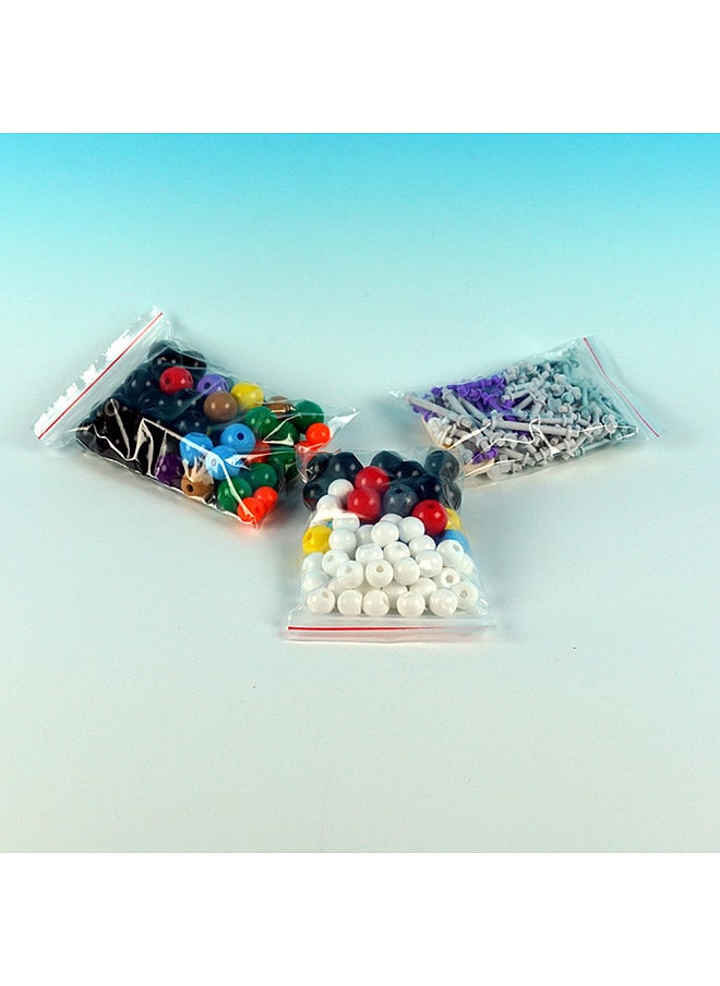 Generic - 444PCS Molecular Model Kit Set (196 Atoms Model+244 Link Keys+ 3 Orbitals +1 T ool) Portable for Student/ Teaching/ Lab - Image 1