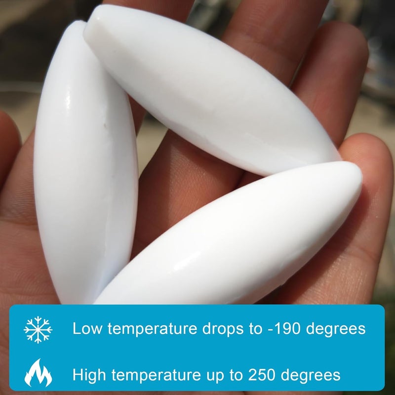 BBTCTY Magnetic Stirrer Stir Bar 2 inch Length PTFE Magnetic Mixer Stir Bars (17X50mm, Olive Shape,3PCS) - Image 4
