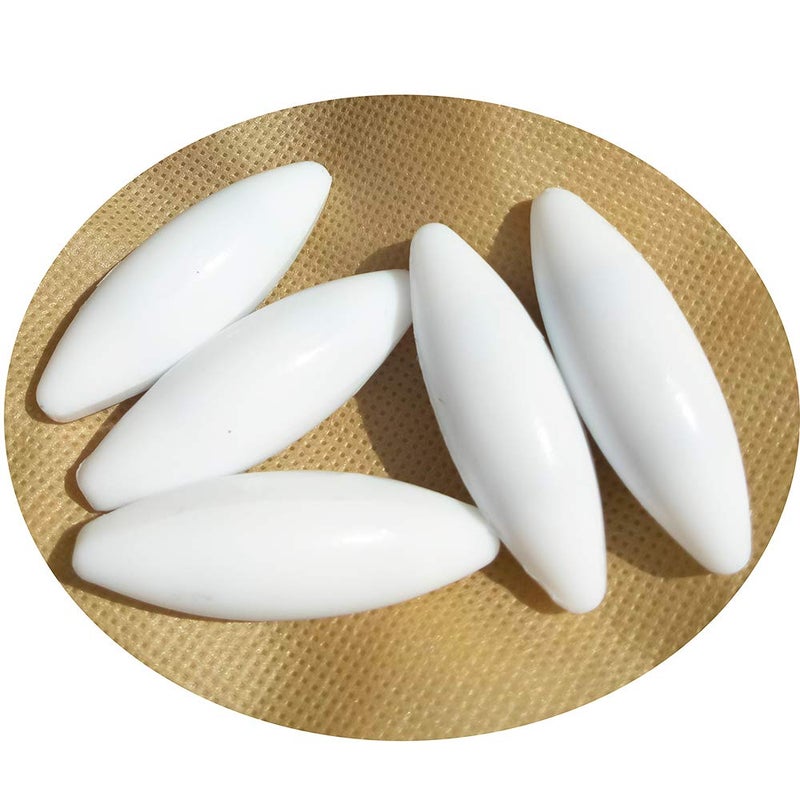 BBTCTY Magnetic Stirrer Stir Bar 2 inch Length PTFE Magnetic Mixer Stir Bars (17X50mm, Olive Shape,3PCS) - Image 1