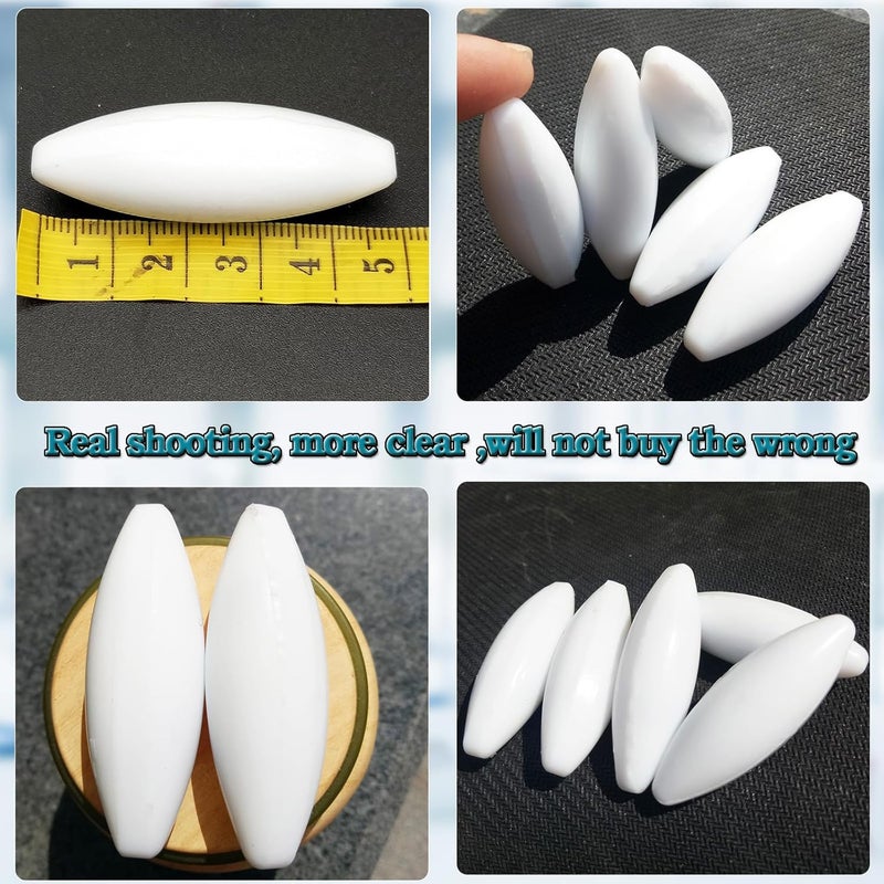 BBTCTY Magnetic Stirrer Stir Bar 2 inch Length PTFE Magnetic Mixer Stir Bars (17X50mm, Olive Shape,3PCS) - Image 2