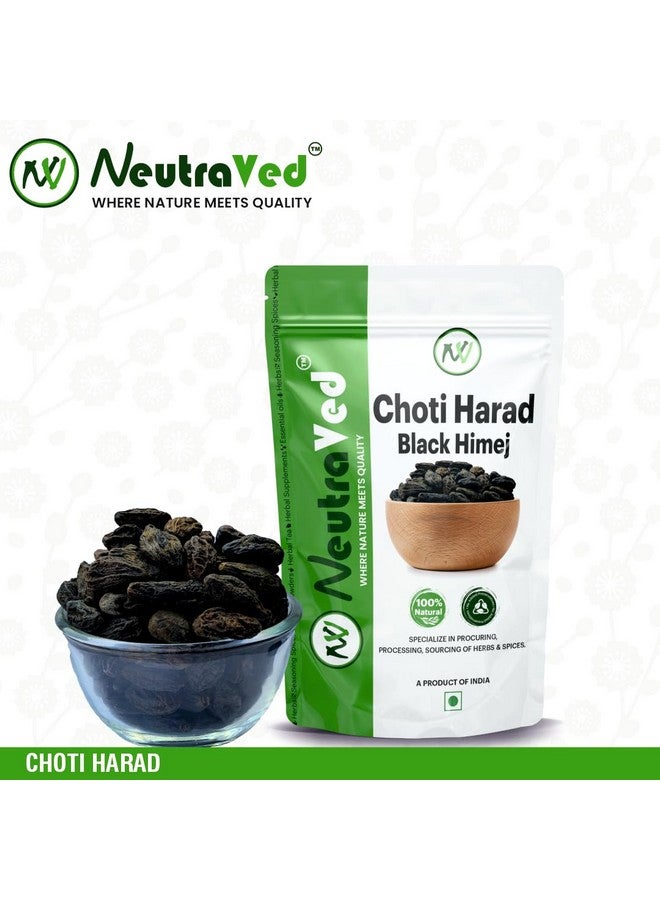 NeutraVed Choti Harad, Kali Harad, Black Himej, Myrobalan, Terminalia Chebula Small Hard Whole - 350g - Image 2