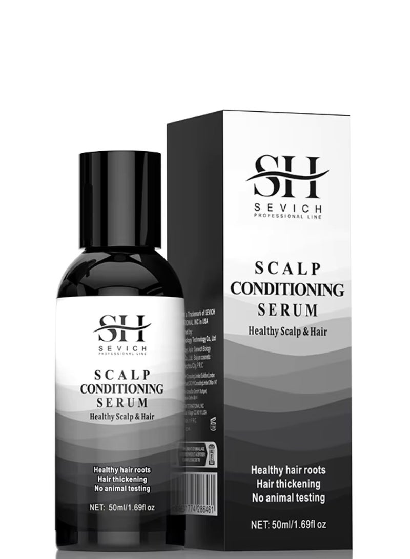 Sevich سيروم conditioning لفروة الرأس 50 مل لزيادة كثافة الشعر وتقوية بصيلات الشعر فروة رأس صحية وجذور شعر كريم سيروم تكثيف الشعر لبلسم فروة الرأس - Image 1