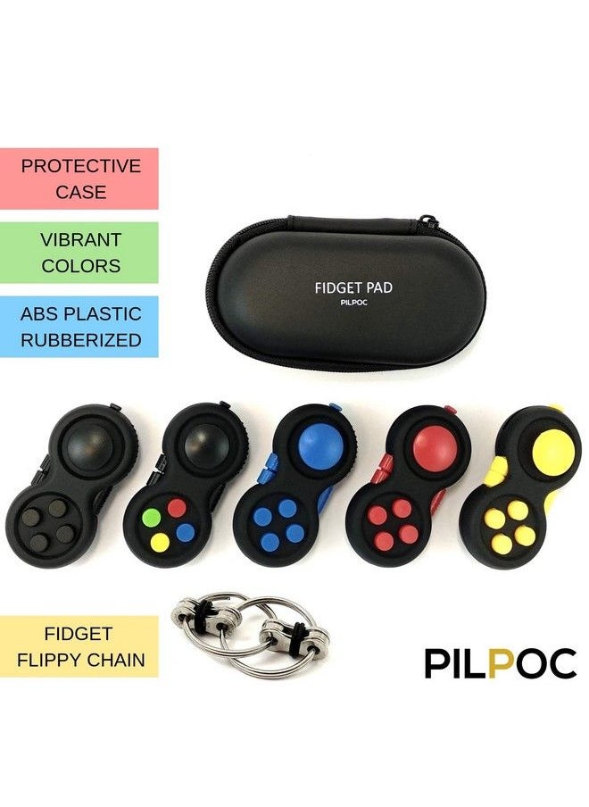 PILPOC - Fidget Pad Fidget Controller Toy For Highly Increased Focus Reduced Stress Anxiety Adhd Clicker Fidget Clicker Controller Fidget Toy Fidget Remote Control Kids Toy Controller Sensory - Image 1