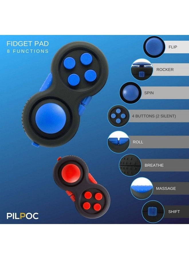PILPOC - Fidget Pad Fidget Controller Toy For Highly Increased Focus Reduced Stress Anxiety Adhd Clicker Fidget Clicker Controller Fidget Toy Fidget Remote Control Kids Toy Controller Sensory - Image 1