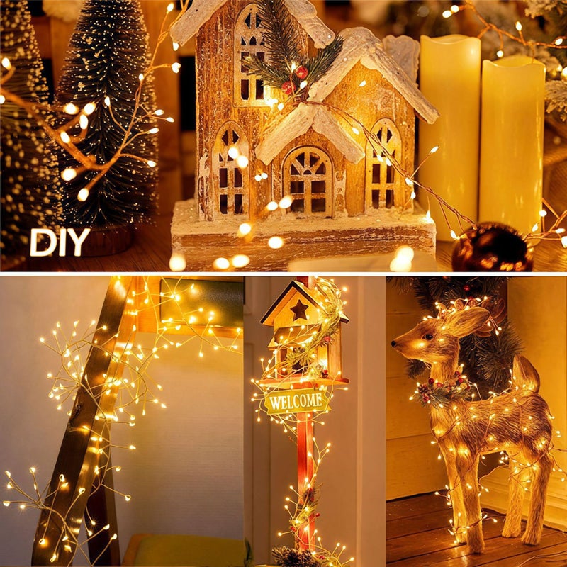 LED Copper Wire Light String USB Firecracker Fairy Lamp Ideal for Indoor Bedroom Wedding and  Decorative Light - Image 5