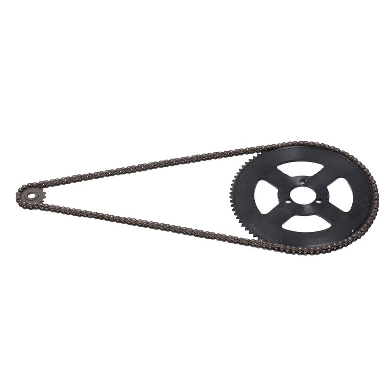 25H Chain Sprocket Set Steel 10mm 15T Front Sprocket 29mm 80T Rear Sprocket 146 Link Drive Chain for 47CC 49CC Mini Motorcycle ATV Dirt Bike - Image 5