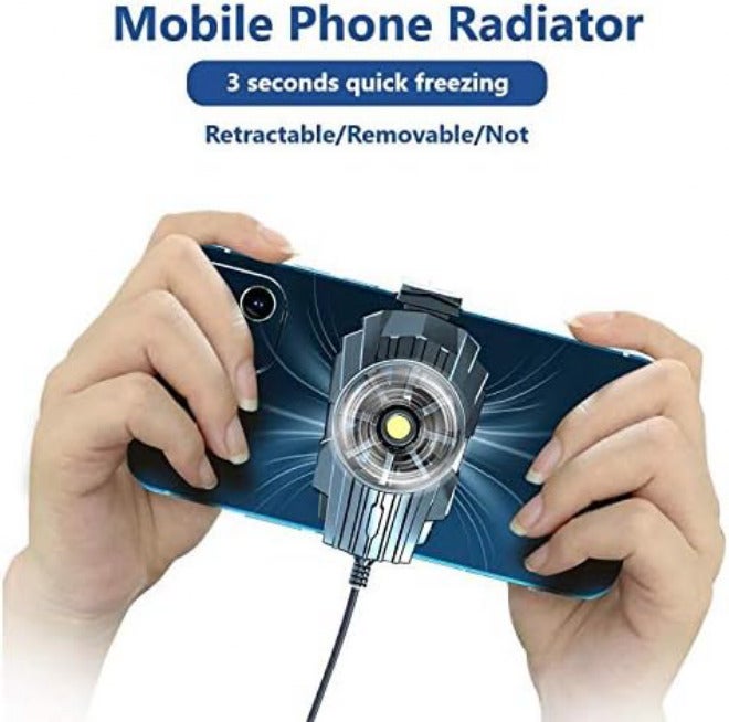 Mobile Phone Cooler Cooling Fan Gamepad Holder Bracket Fan Radiator for Tablet Phone Cooling - Image 4