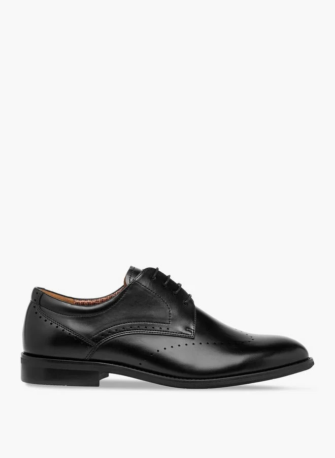 دوتشيني Men'S Cutout Detail Lace-Up Derby Shoes