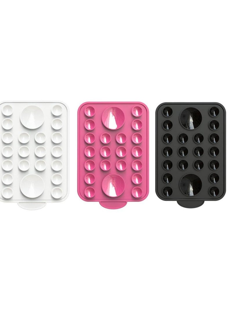 Excefore Silicone Suction Phone Case Stand, Hands-Free Cell Phone Accessory Holder for iPhone 15/14/13/12 Series, Suitable for Selfies and Tiktok Videos, Creator and Sharer (Black)  - Image 2