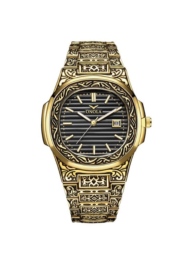Men's Alloy Analog Wrist Watch J4227-7-KM - 42 mm -