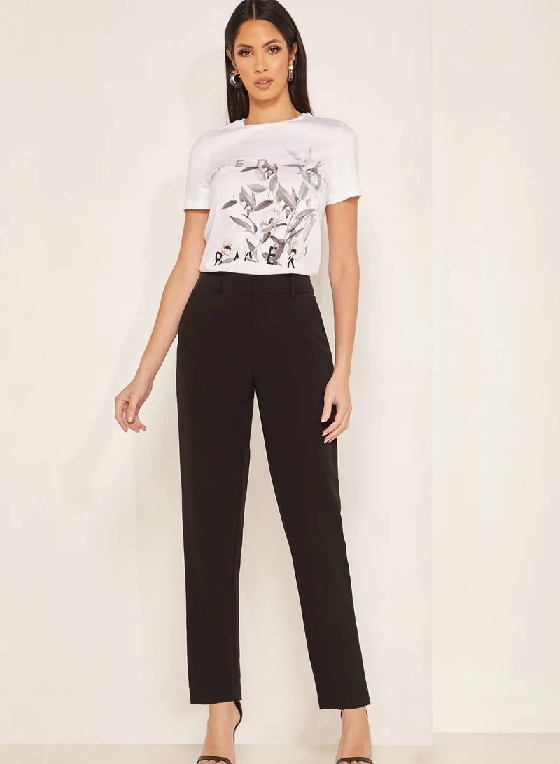Ted Baker Zoeiiy Leaf Print Logo T-Shirt