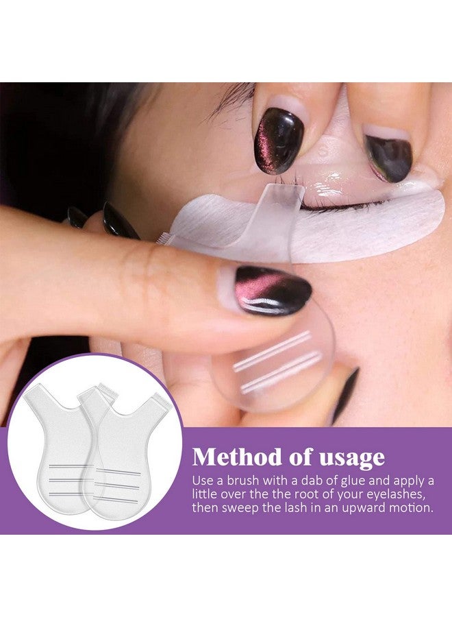 Maitys 48 قطعة فرشاة رموش على شكل Y لرفع الرموش وأدوات تجميل للرموش لزراعة الرموش وإمدادات تنظيف الرموش (شفافة) - Image 5