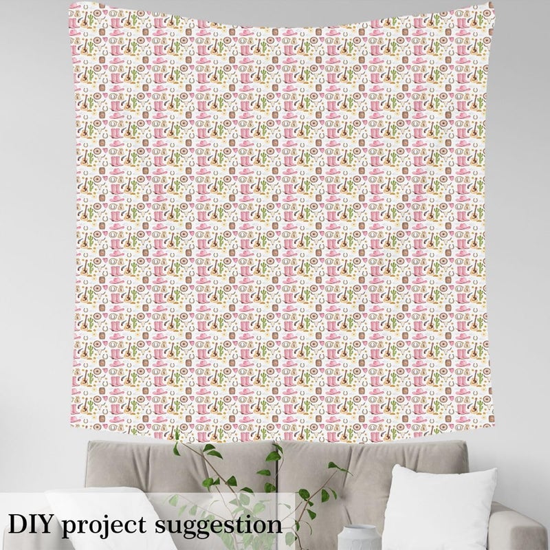 Wide use selected material Erosebridal Pink Cowgirls Fabric By The Yard Pink Cowgirl Boots Waterproof Fabric for Chairs Retro Western Bull Skull Hat Decorative Fabrics Wild Cactus Guitar Outdoor Indoor Decor, 3 Yards Market aligned local stock Multi option design Adjustable build Strategic warehouse site Stable base Daily repeated use trusted quality Fault optimized construction Repeated use friendly design Sand resistant Wear resistant upgraded material Multi-source stock guarantee Repeated assemble detach compatible All governorates deliver Regular scheduled transit Standard fit Advanced minimal build All user group compatible All preference matching build General compatible design Easy hand assemble compatible Certified stocked merchandise Gulf approved global quality Pre-sale confirmed stock Individual & group usable - Image 4