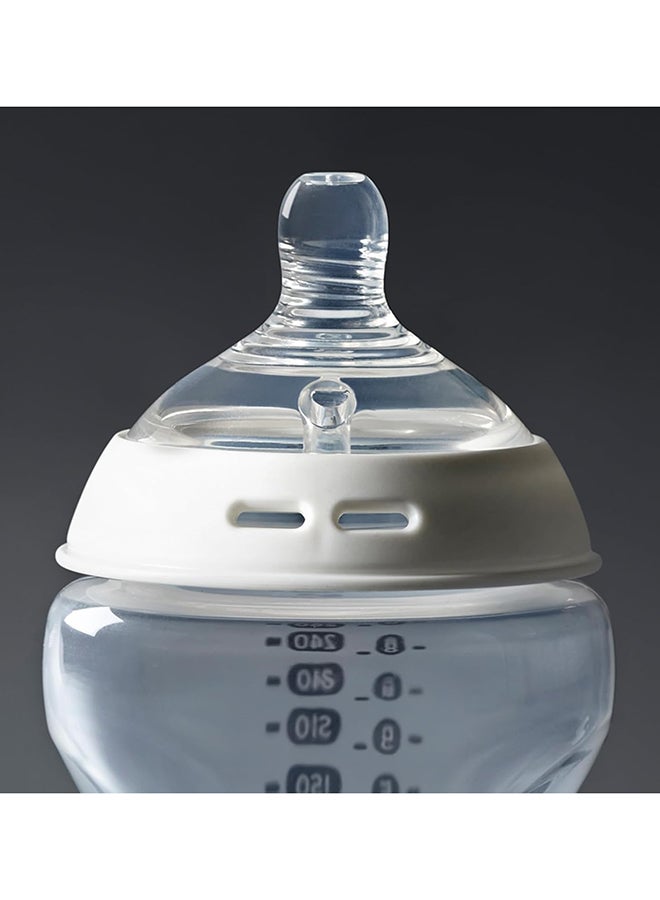 tommee tippee Natural Start Baby Bottle Teats, Thick Flow, 6+ Months, Breast-Like for a Natural Latch, Anti-colic Valve, Soft Silicone, Pack of 2 - Image 4