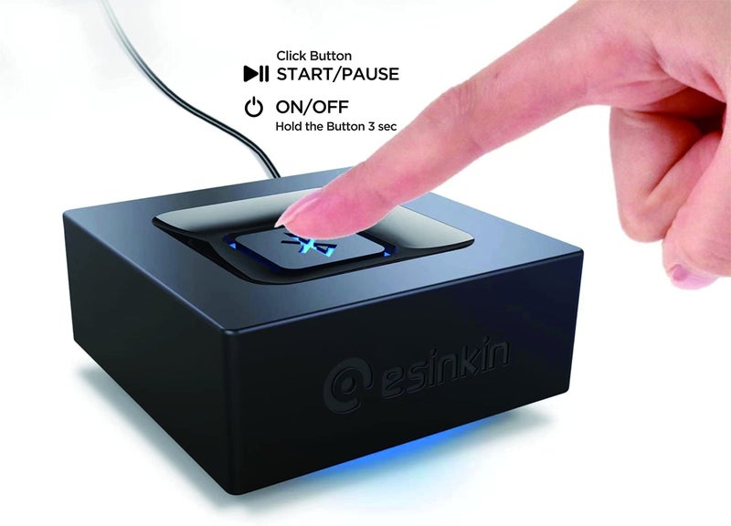 esinkin Bluetooth Audio Adapter for Music Streaming Sound System, Esinkin Wireless Audio Adapter Works with Smartphones and Tablets, Bluetooth Receiver for Home Stereo - Image 4