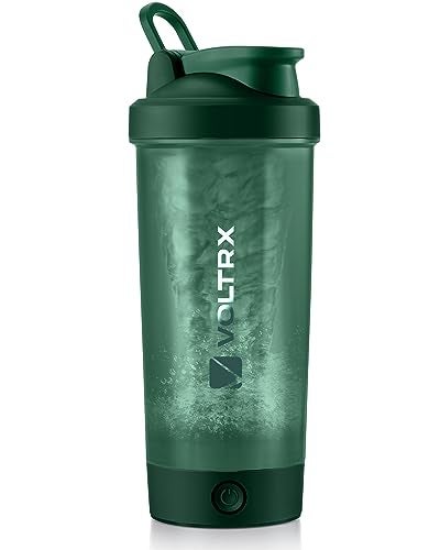 VOLTRX Protein Shaker Bottle Merger USB C Rechargeable Electric Protein Shake Mixer Shaker Cups for Protein Shakes and Meal Replacement Shakes BPA Free 24oz