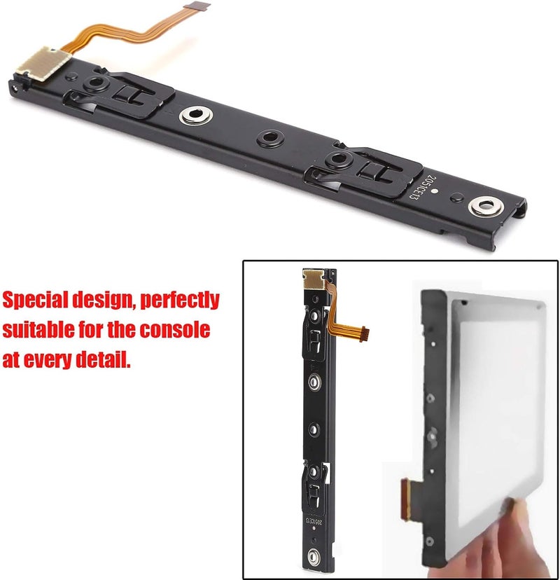 كلاراكو قطع غيار منزلق مكبر الصوت الأيسر مع كابل لإصلاح مكبر الصوت الأيسر، قطع غيار منزلق مكبر الصوت الأيمن مع كابل لإصلاح وحدة تحكم نينتندو (مقبض على شكل حرف L) - Image 3