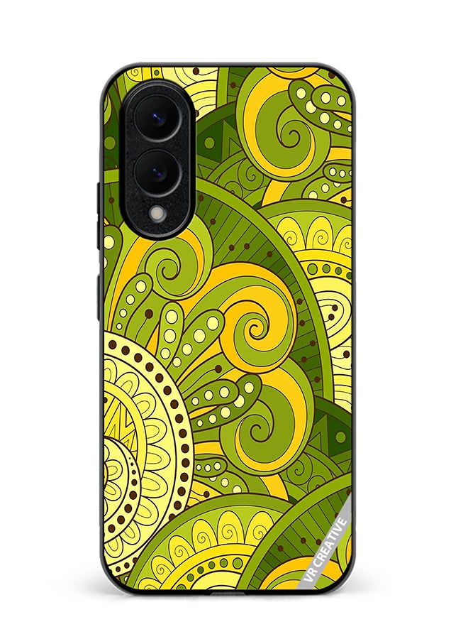 VR CREATIVE Protective Case Cover For Samsung Galaxy S25 Edge Flower Design Multicolour