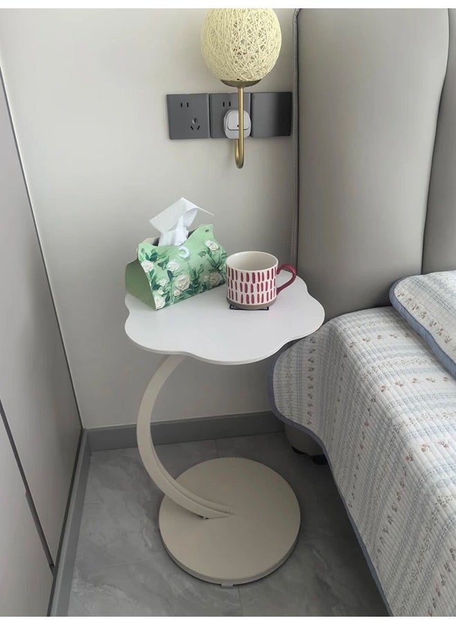 XiuWoo Sturdy Cloud Flower Shaped C-Shaped Coffee Table Sofa Side Table End Table For Living Room Bedroom  - Image 2