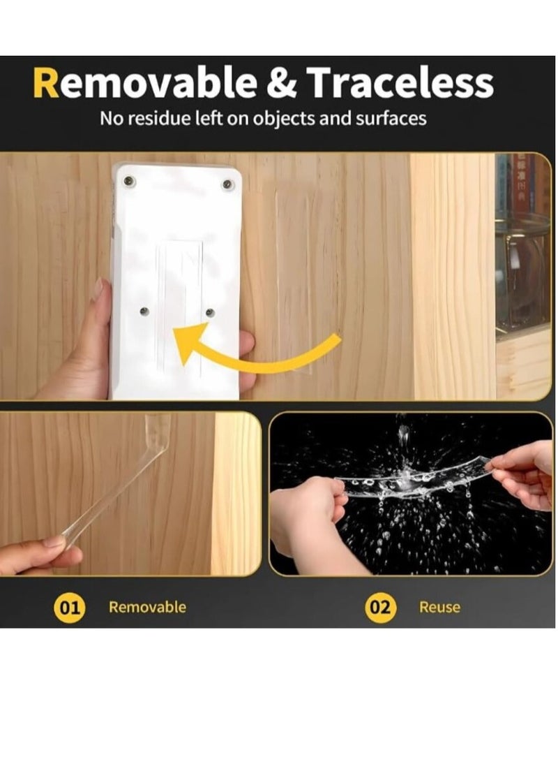 شريط نانو لاصق مزدوج بطول 5 أمتار شفاف - Image 4