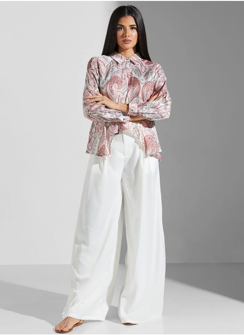Label RITU KUMAR Printed Button Down Shirt
