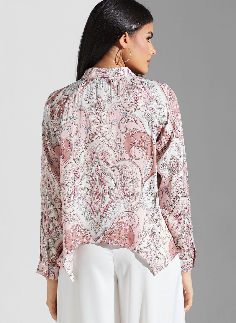 Label RITU KUMAR Printed Button Down Shirt  - Image 2