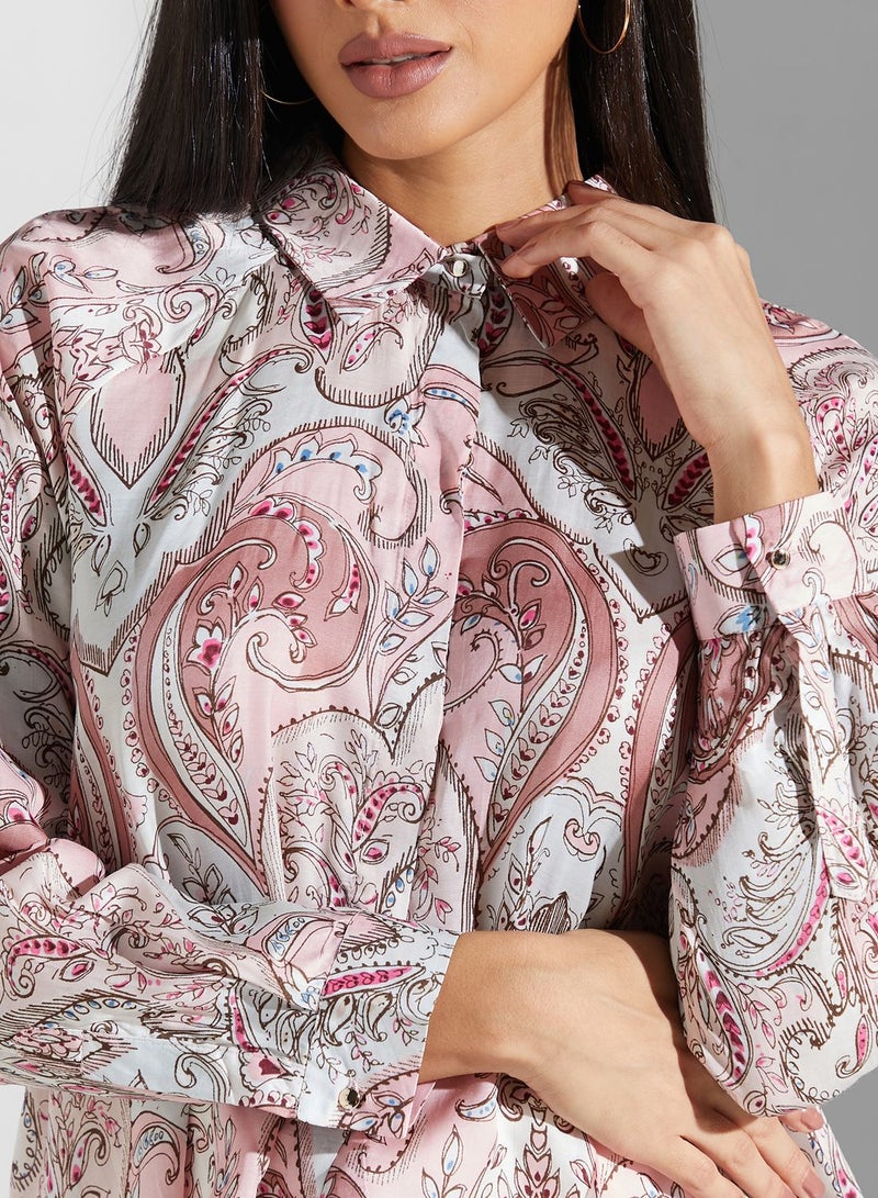 Label RITU KUMAR Printed Button Down Shirt  - Image 3