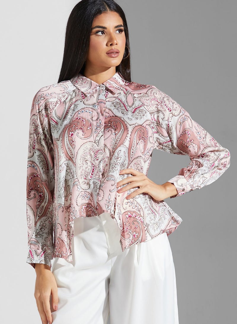 Label RITU KUMAR Printed Button Down Shirt  - Image 1