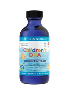 Nordic Naturals Children's DHA Omega 3 530 mg Syrup 119 mL