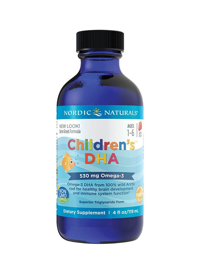 NORDIC NATURALS - Nordic Naturals Children's DHA Omega 3 530 mg Syrup 119 mL - Image 1