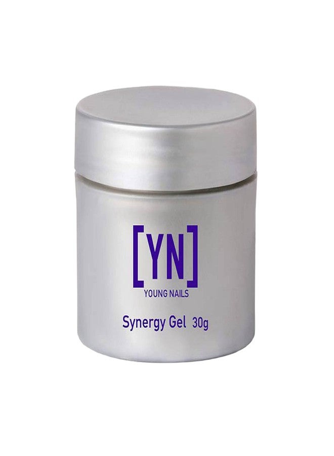 Young Nails Synergy Gel System, Building Gel - Hard Builder Gel, Superior Adhesion & Strength, Structured Nail Gel Builder - Sculptor Gel, Clear, 30g - Image 1