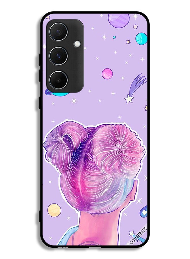 Covernex Samsung Galaxy A55 5G Protective Case Cover Girl And Space Stars Art - Image 1