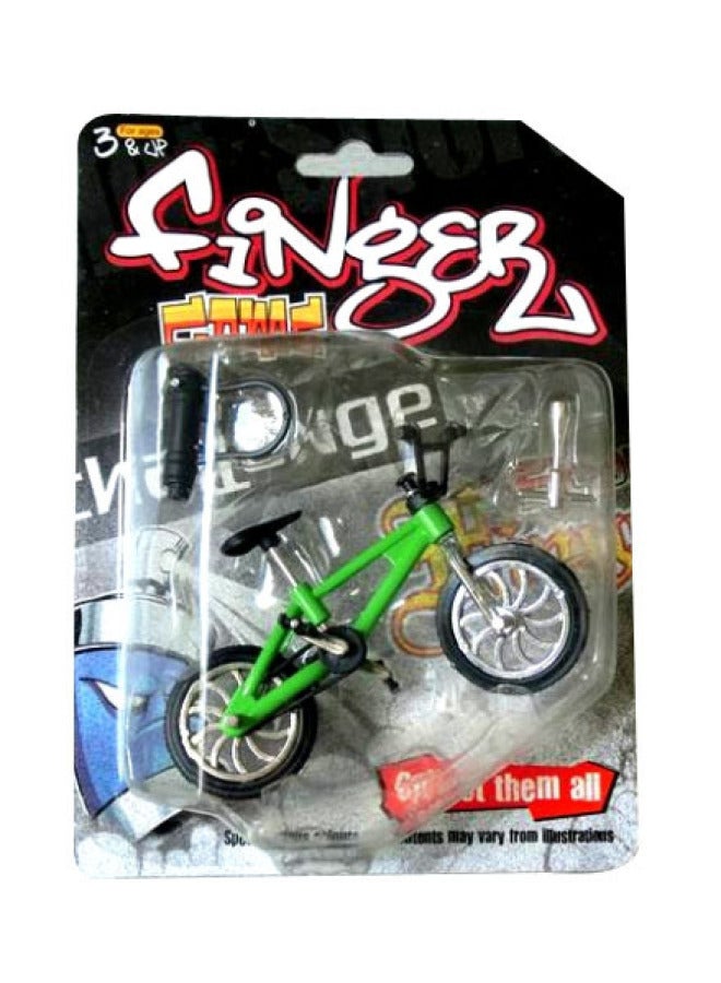 Supply Mini Alloy Finger Bicycle Toy Mountain Bike Bicycle Model Finger Skateboard Scooter-Color:LX801-1 Green (suction Plate) - Image 1
