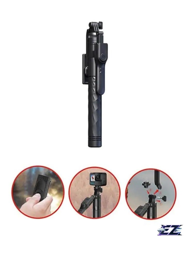 ELTRAZONE Rotation Design Camera Mount Holder 1.e Selfie Stick - Adjustable, 360° Rotatable for Selfies, Vlogging & Live Streaming 75m Telescopic - Image 5