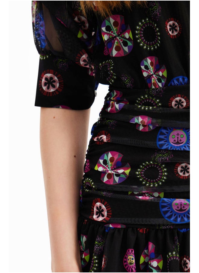 DESIGUAL M. Christian Lacroix draped short dress  - Image 5