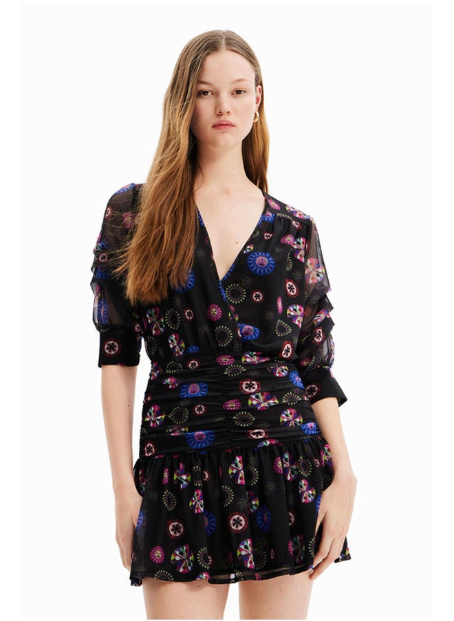 DESIGUAL M. Christian Lacroix draped short dress  - Image 1