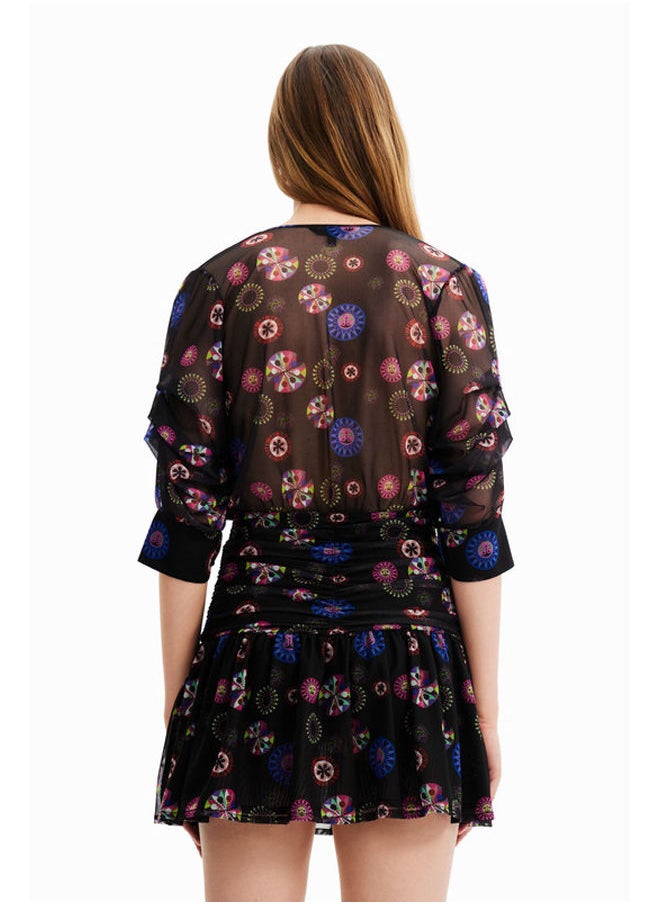 DESIGUAL M. Christian Lacroix draped short dress  - Image 4