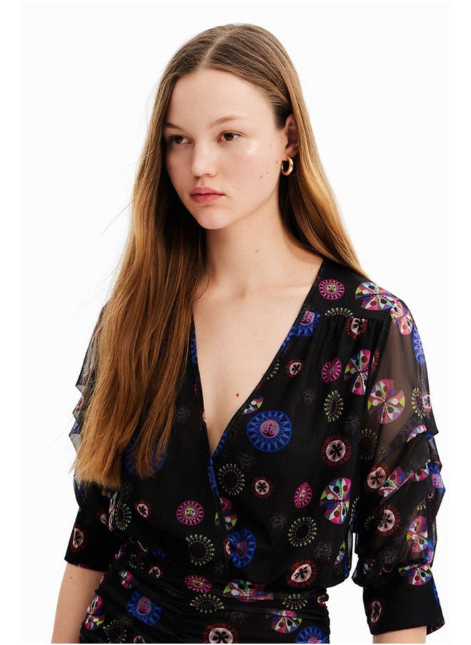 DESIGUAL M. Christian Lacroix draped short dress  - Image 3