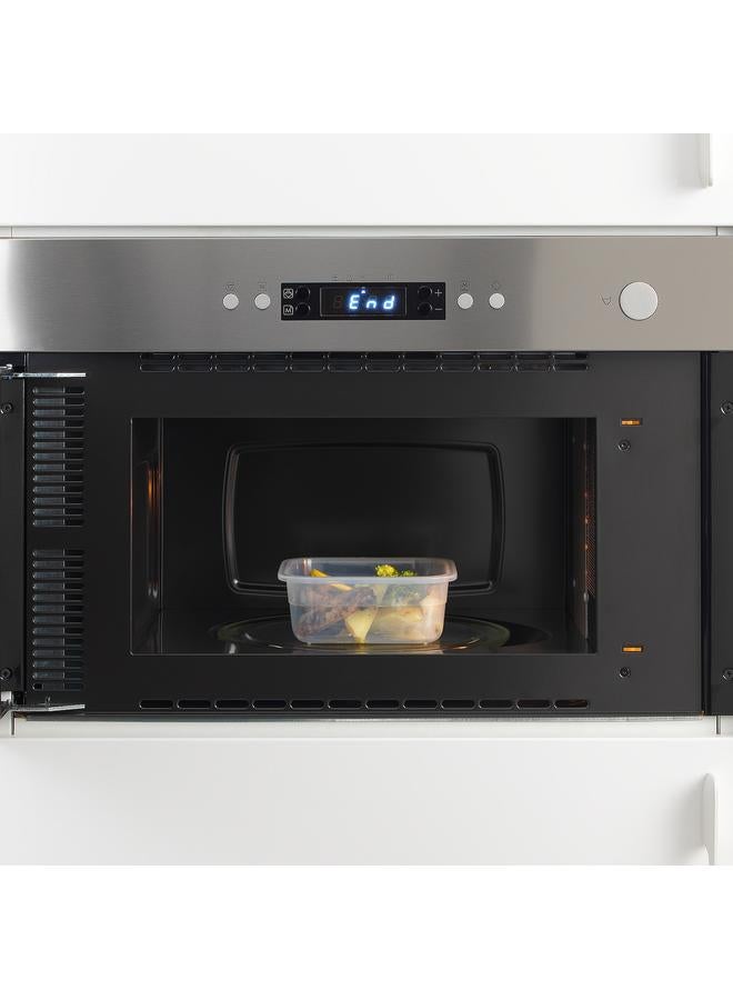 زبون علبة طعام، مربعة/بلاستيك، 750 مل - Image 4