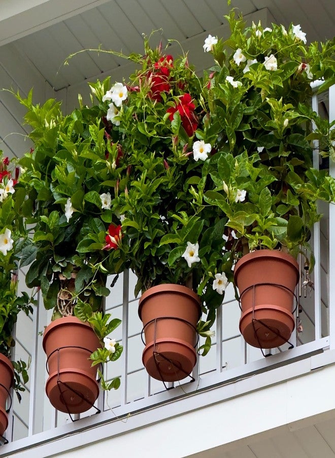 Bloem Railscapes Bloem Adjustable Floating Planter Hanger, Fits 0.5”-0.75” Balcony Railing Spindles, 3-Pack - Image 4