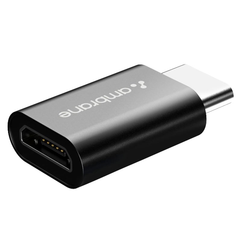 Ambrane Type-C to Micro USB OTG Adapter for 3A Fast Charging and Data Sync- Compatible with All Type-C Enabled Devices Blue - Image 3
