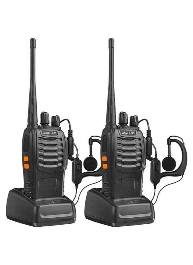 Baofeng Premium 888s FM Two Way Radios Long Range Durable Build Easy to Use Ideal for Outdoor Activities Events Travel Rechargeable Clear Communication  - Image 1