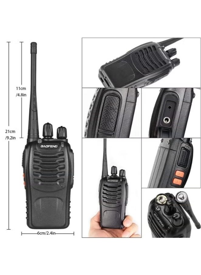 Baofeng Premium 888s FM Two Way Radios Long Range Durable Build Easy to Use Ideal for Outdoor Activities Events Travel Rechargeable Clear Communication  - Image 2