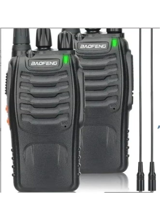 Premium 888s FM Two Way Radios Long Range Durable Build Easy to Use Ideal for Outdoor Activities Events Travel Rechargeable Clear Communication